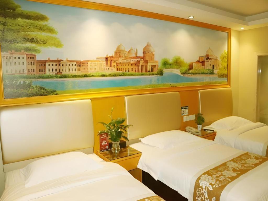 Greentree Inn Guangzhou Panyu Chimelong Happy World Business Hotel Bagian luar foto