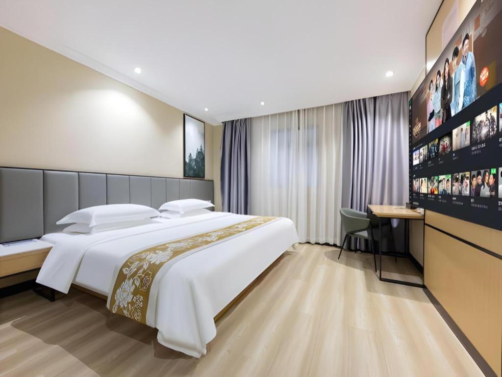 Greentree Inn Guangzhou Panyu Chimelong Happy World Business Hotel Bagian luar foto