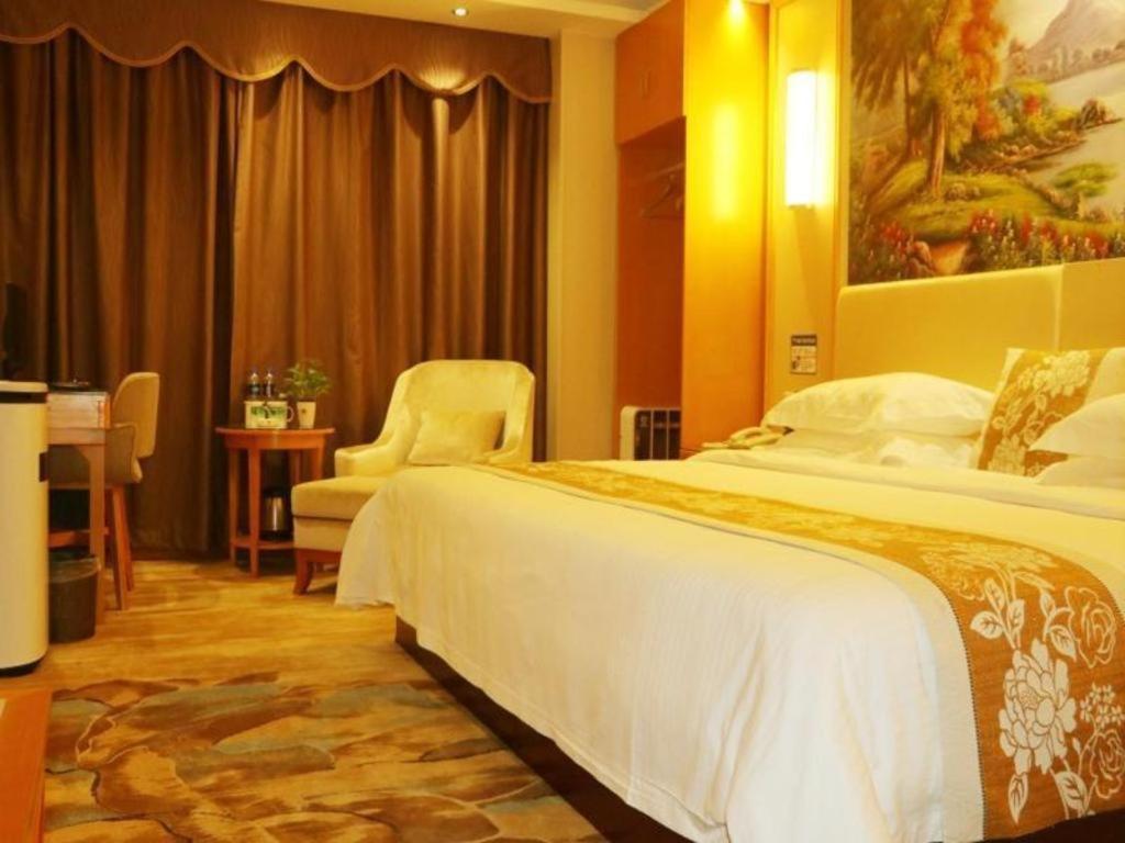Greentree Inn Guangzhou Panyu Chimelong Happy World Business Hotel Bagian luar foto