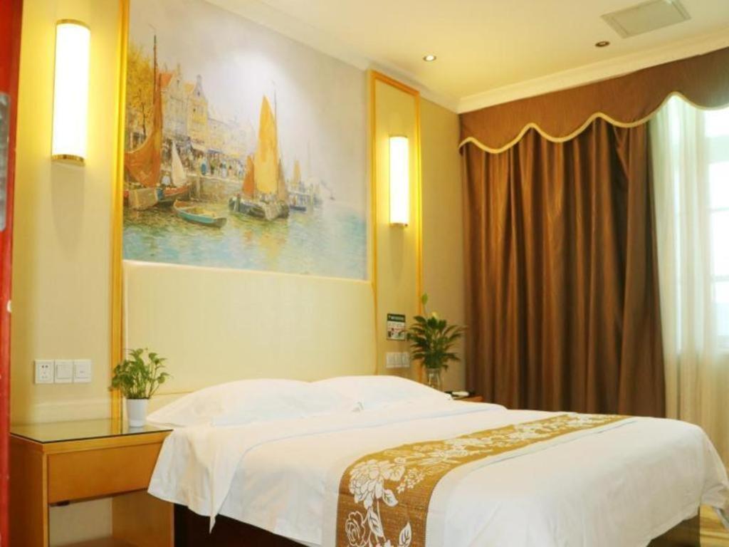 Greentree Inn Guangzhou Panyu Chimelong Happy World Business Hotel Bagian luar foto