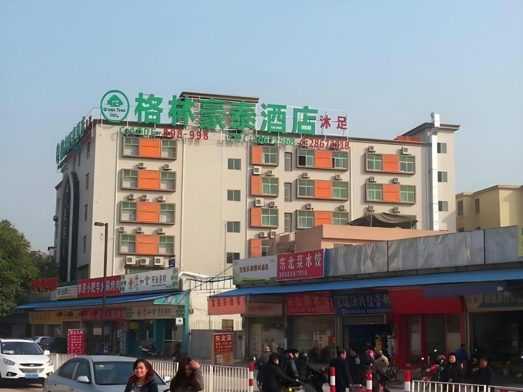 Greentree Inn Guangzhou Panyu Chimelong Happy World Business Hotel Bagian luar foto