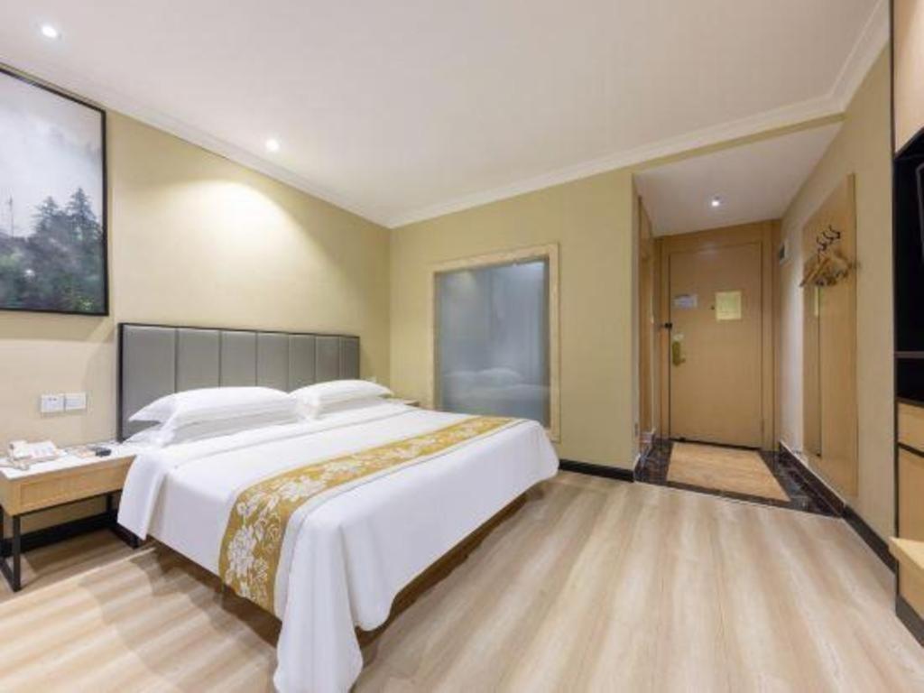Greentree Inn Guangzhou Panyu Chimelong Happy World Business Hotel Bagian luar foto